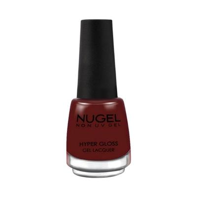 Nugel DARK SANGRIA 102 Non Uv Gel Hyper Gloss Nail Enamel 13 ml - Nail Polish