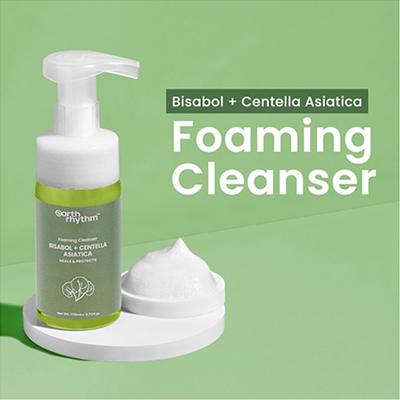 Earth Rhythm Bisabol + Centella Asiatica Foaming Cleanser 180 gm - Face Washes
