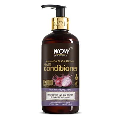 Wow Life Science Onion Black Seed Oil Hair Conditioner 300 ml - Conditioners