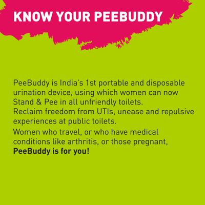 Peebuddy Ladies Stand and Pee Disposable Urination Funnel 40's - Intimate Care