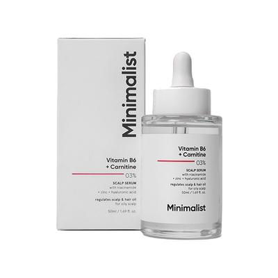 Minimalist Scalp Serum Vitamin B6 + Carnitine 3% 50 ml - Hair Serums