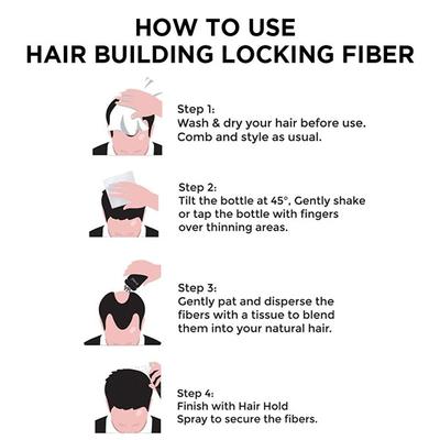 Mancode Hair Building Locking Fiber 20 gm - Hair Treatment