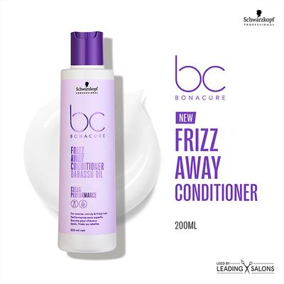 Schwarzkopf Professional Bonacure Frizz Away Conditioner with Babassu Oil with Vegan Keratin 200 ml - Conditioners