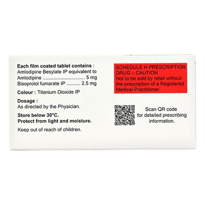 BISOFIG AM 2.5 Tablet 10's - Hypertension-Ang