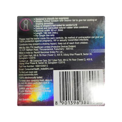 Durex Intense Condom 3's - Plain/Flavoured Condoms