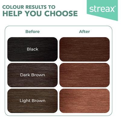 Streax Hair Colour - Walnut Brown (60gm+60ml+20gm) 1's - Crème