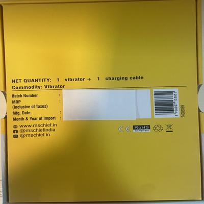 MsChief Solo Air Pulse Stimulator - Bunny Shaped (Yellow) 1's - Massagers And Vibrators