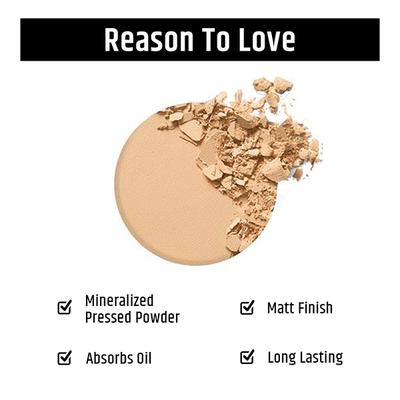Insight Cosmetics Mineralized Pressed Powder SPF-24- MN35 9 gm - Compact Powder