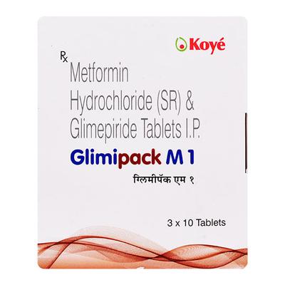 Glimipack M 1/500mg Tablet 30'S - Diabetes-Ant
