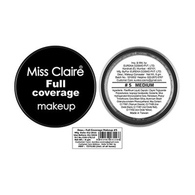 Miss Claire Full Coverage Makeup + Concealer - 5 6 Gm - Concealer