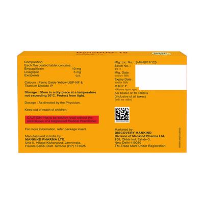 DYNADUO 10 Tablet 10's - Diabetes-Ant