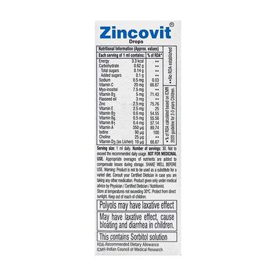 ZINCOVIT Drops 30ml - Supplements-Vam
