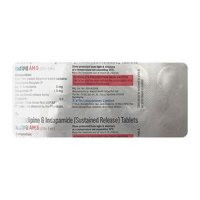 INDIPIL AM 5 Tablet 10's - Hypertension-Cal