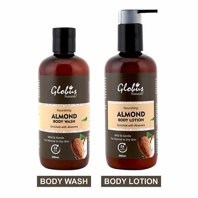 Almond Milk Body Wash & Body Lotion 600 ml - Shower Gels & Body Wash