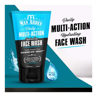 Man Arden Daily Multi-Action Hydrating Face Wash 100 ml - Face Washes