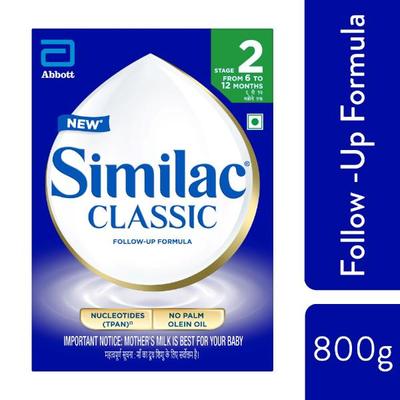 Similac Classic Follow Up Formula Stage 2 Powder (6 to 12 months) Refill Pack 800 g - Baby And Infant Supplements