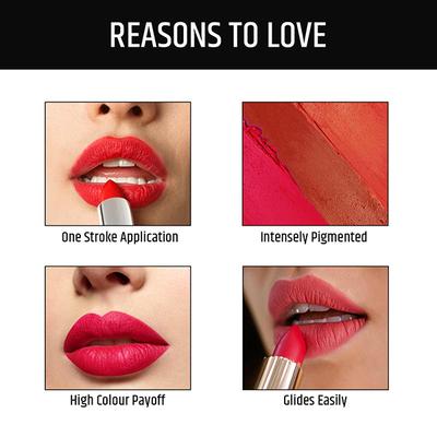 Insight Cosmetics Color Rich Lipstick (L-23) - Ginza Red 4.2 gm - Lipsticks