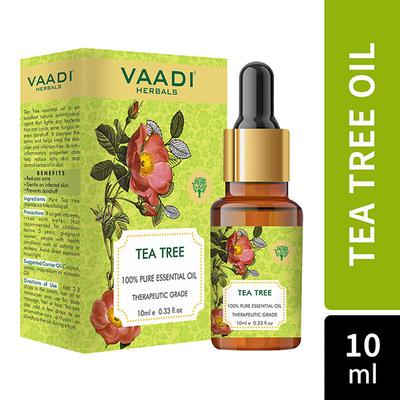 Tea Tree Essential Oil - Reduces Acne, Prevents Dandruff & Hairfall 10 ml - Essential Oils