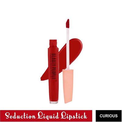 Beauty People Seduction Liquid Lipstick with Vit E and Rose Oil 15 Curious 4 ml - Liquid Lipsticks