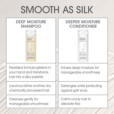 Giovanni Organic Smooth As Silk Deep Moisture Shampoo 250 ml - Shampoos