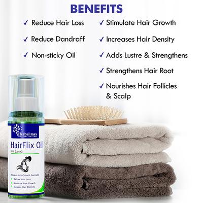 Herbal Max HairFlix Hair Care Oil 100 ml - Hair Oils