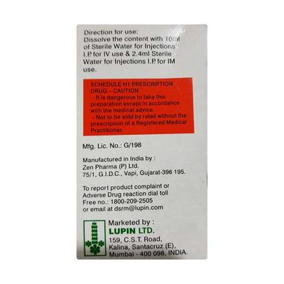 Magnova 1gm+125mg Injection 1's - Bacterial Infections-Cep