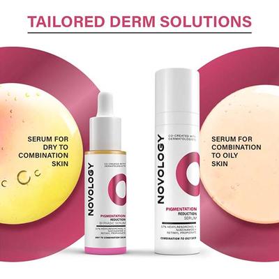 Novology Pigmentation Reduction Serum For Dark Spots & Acne Marks for Combination-Oily Skin 30 ml - Face Serum