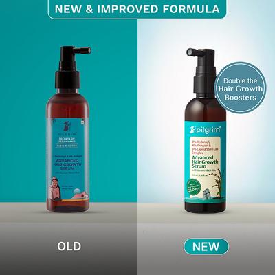 Pilgrim 3% Redensyl and 4% Anagain Advanced Hair Growth Serum 100 ml - Hair Serums