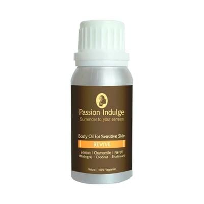 Passion Indulge Revive Body Massage Oil For Sensitive Skin Muscles And Joints Aromatherapy Natural and Vegan Pain Relief 100 ml - Massage Oils