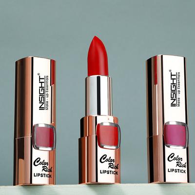 Insight Cosmetics Color Rich Lipstick (L-23) - Ginza Red 4.2 gm - Lipsticks