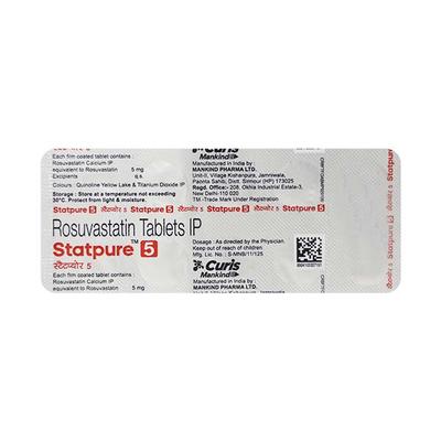 STATPURE 5mg Tablet 10's - High Cholesterol-Dys