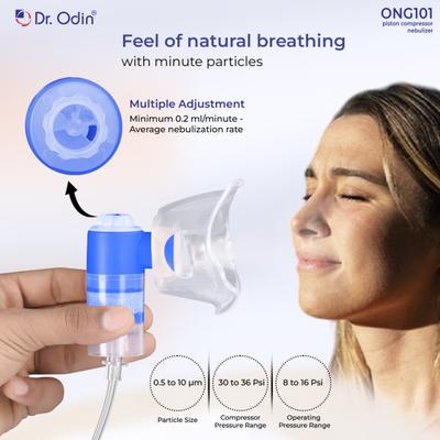 Dr. Odin Piston Nebulizer (ONG101) - Blue 1's - Nebulizer & Vaporizer