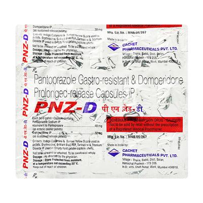 PNZ D Capsule 15's - Ulcer/Reflux/Flatulence-Aaa