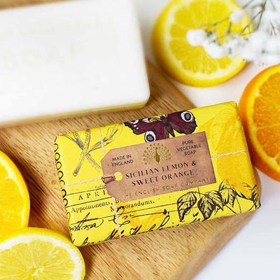 The English Soap Company - Anniversary Sicilian Lemon and Sweet Orange Soap 190 gm - Soaps