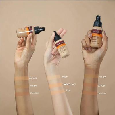 Brwn Pro Melanin Care Tinted Moisturiser with SPF 30 All Skin Types - Almond 50ml - Face Moisturizers