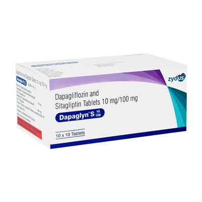 DAPAGLYN S 10/100 Tablet 10's - Diabetes-Ant