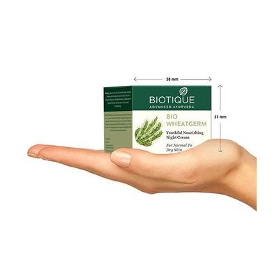 Biotique Bio Wheatgerm Youthful Nourishing Night Cream for Normal to Dry Skin 50 gm - Night Cream