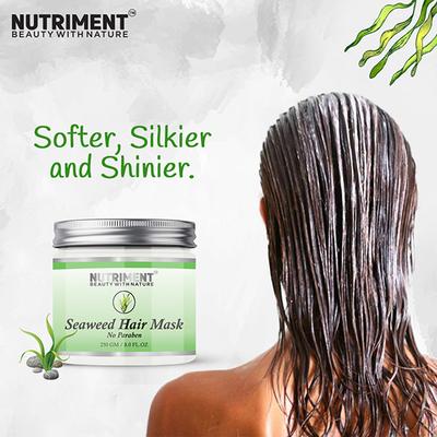 Nutriment Seaweed Hair Mask 250 gm - Hair Masks & Packs