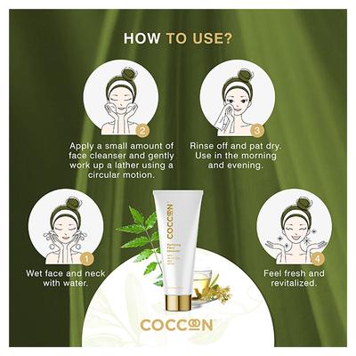 Coccoon Purifying Face Cleanser 100 ml - Face Wash & Cleansers