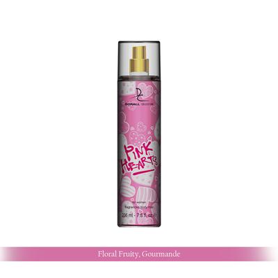 Dorall Collection Pink Hearts Fragrance Body Mist For Women 236 ml - Body Mist/Spray