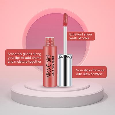 Miss Claire Matte & Pearly Gloss - 136 8 Ml - Lip Glosses