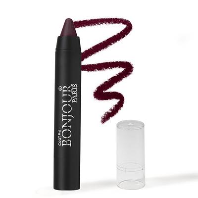 Bonjour Paris Just Matte Lip Crayon - Maroon 3.2 gm - Lip Crayons