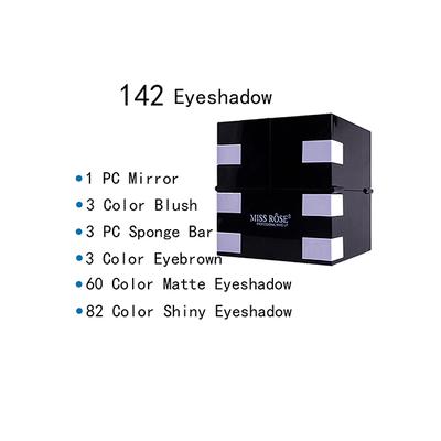 Miss Rose Professional Kit Eyeshadow 142 Color Eyeshadow 3 Color Eyebrow 3 Color Blush Kit 7001 - 045M 20 gm - Blushes