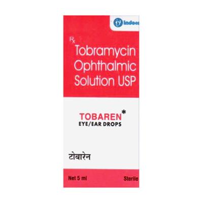 Tobaren Eye/Ear Drops 5ml - Eye Infections-Eaa