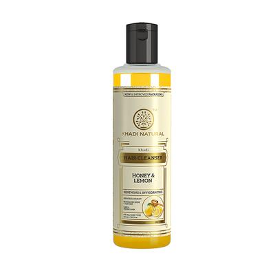 KHADI NATURAL HONEY & LEMON JUICE HAIR CLEANSER 210 ml - Shampoos