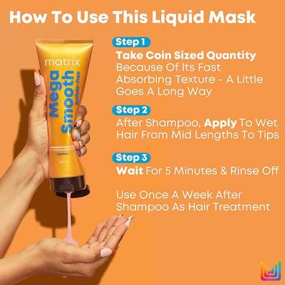 Matrix Mega Smooth Sulfate-Free Mask for Colored & Chemically Treated Hair 250 ml - Hair Masks & Packs