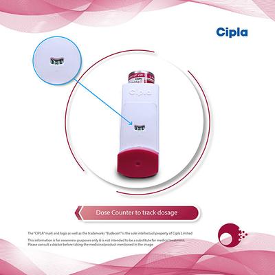 Budecort 200 Inhaler 200Md - Asthma/COPD-Ast