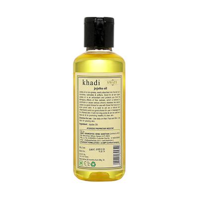 Khadi Swati Cold Pressed Oil - Jojoba 210 ml - Personal Care (Ayush)