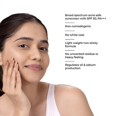 Brillare Skin Brightening Sunscreen SPF 50 with Niacinamide 50 gm - Face Sunscreen