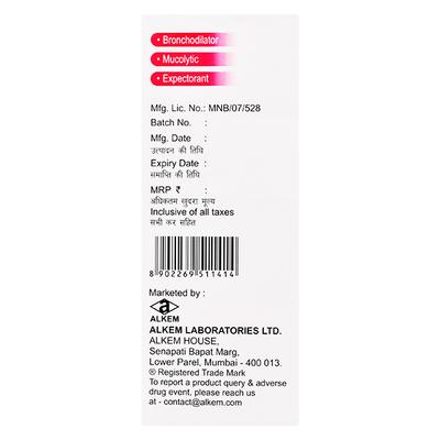 ALKOF LS + Cough Syrup 100ml - Cough And Cold-Cou